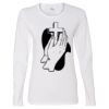 Gildan Missy Fit Long Sleeve T-shirt Thumbnail