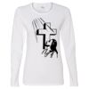 Gildan Missy Fit Long Sleeve T-shirt Thumbnail