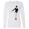 Gildan Missy Fit Long Sleeve T-shirt Thumbnail