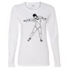 Gildan Missy Fit Long Sleeve T-shirt Thumbnail