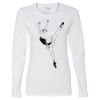 Gildan Missy Fit Long Sleeve T-shirt Thumbnail