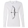 Gildan Missy Fit Long Sleeve T-shirt Thumbnail