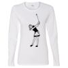 Gildan Missy Fit Long Sleeve T-shirt Thumbnail