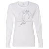 Gildan Missy Fit Long Sleeve T-shirt Thumbnail