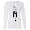 Gildan Missy Fit Long Sleeve T-shirt Thumbnail