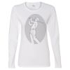 Gildan Missy Fit Long Sleeve T-shirt Thumbnail
