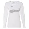 Gildan Missy Fit Long Sleeve T-shirt Thumbnail