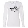 Gildan Missy Fit Long Sleeve T-shirt Thumbnail