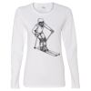 Gildan Missy Fit Long Sleeve T-shirt Thumbnail
