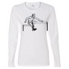 Gildan Missy Fit Long Sleeve T-shirt Thumbnail