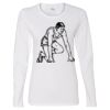 Gildan Missy Fit Long Sleeve T-shirt Thumbnail