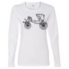 Gildan Missy Fit Long Sleeve T-shirt Thumbnail