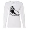 Gildan Missy Fit Long Sleeve T-shirt Thumbnail