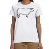 Gildan 100% Cotton Ladies Tee Thumbnail