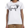 Gildan 100% Cotton Ladies Tee Thumbnail