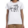 Gildan 100% Cotton Ladies Tee Thumbnail