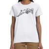 Gildan 100% Cotton Ladies Tee Thumbnail