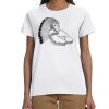 Gildan 100% Cotton Ladies Tee Thumbnail