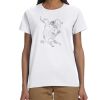 Gildan 100% Cotton Ladies Tee Thumbnail