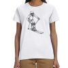 Gildan 100% Cotton Ladies Tee Thumbnail