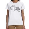 Gildan 100% Cotton Ladies Tee Thumbnail